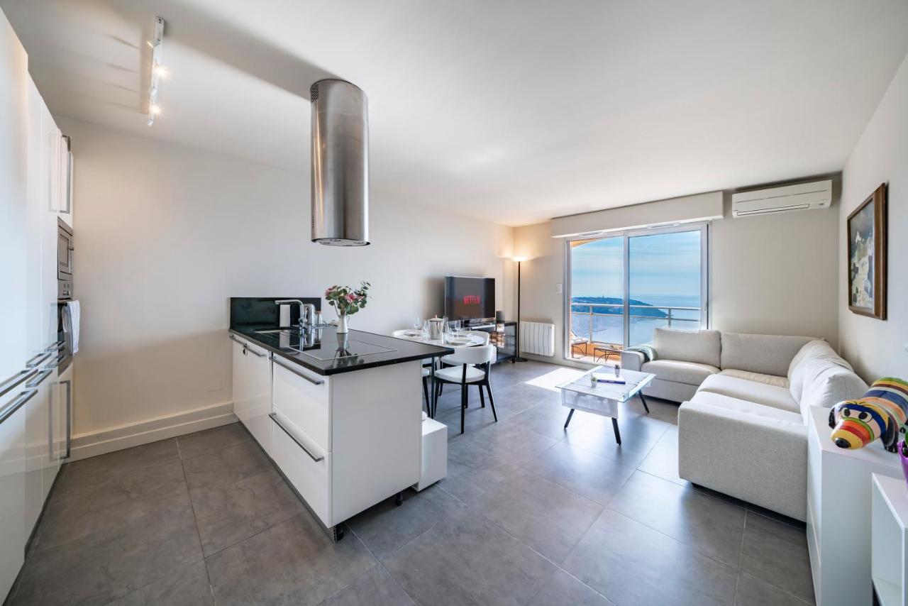 Baie Roquebrune, Balcon Vue Mer, Parking Gratuit - Ao Roquebrune-Cap-Martin Exterior foto